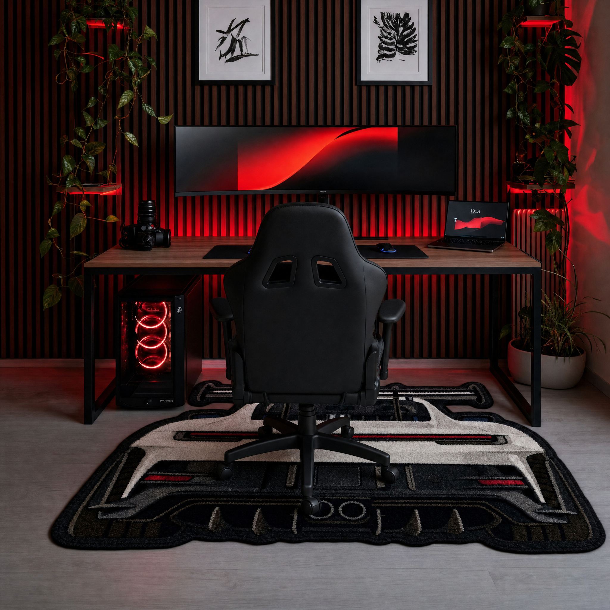 Track Legend Tufted Wool Rug | Motorsport Collection — KYRO