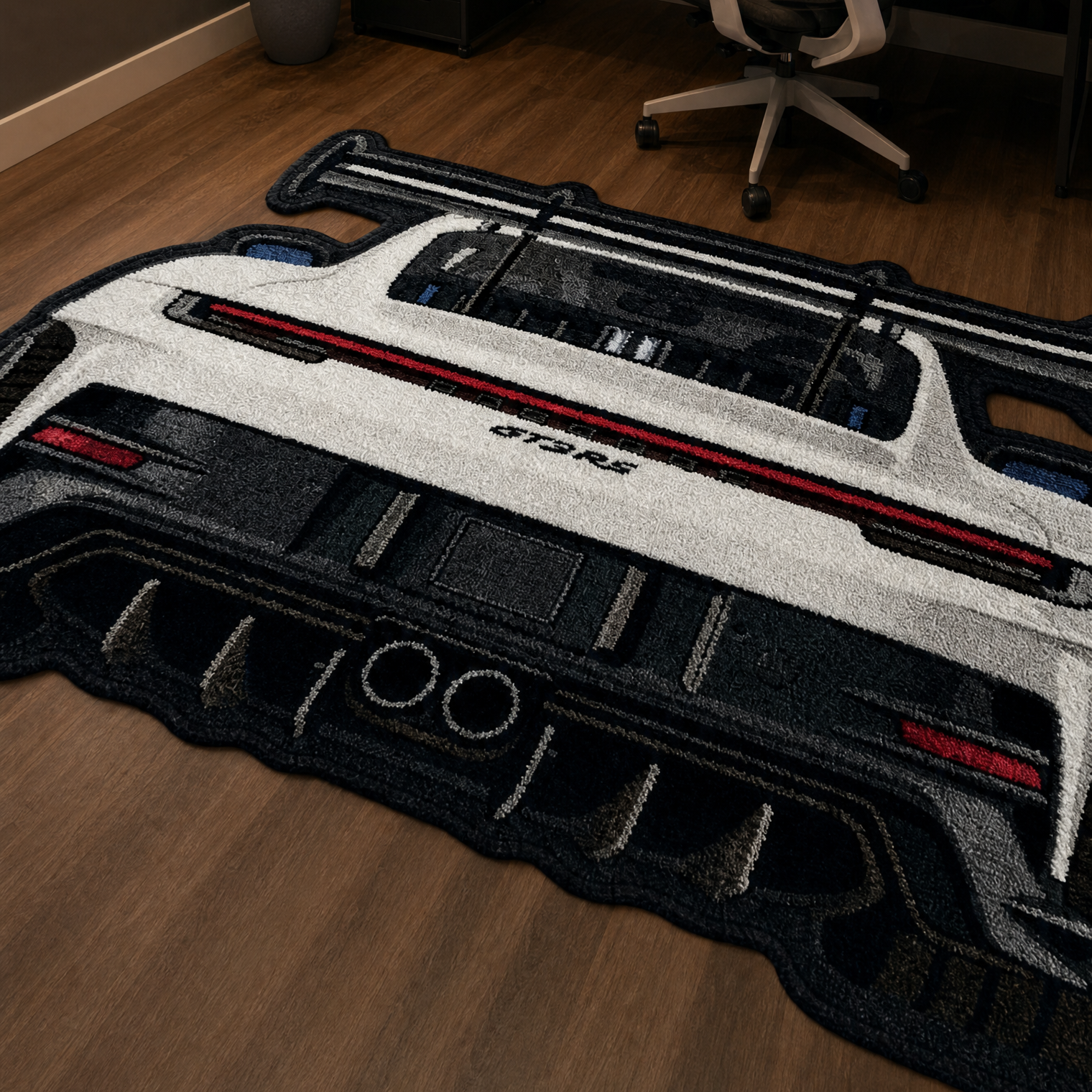 Track Legend Tufted Wool Rug | Motorsport Collection — KYRO