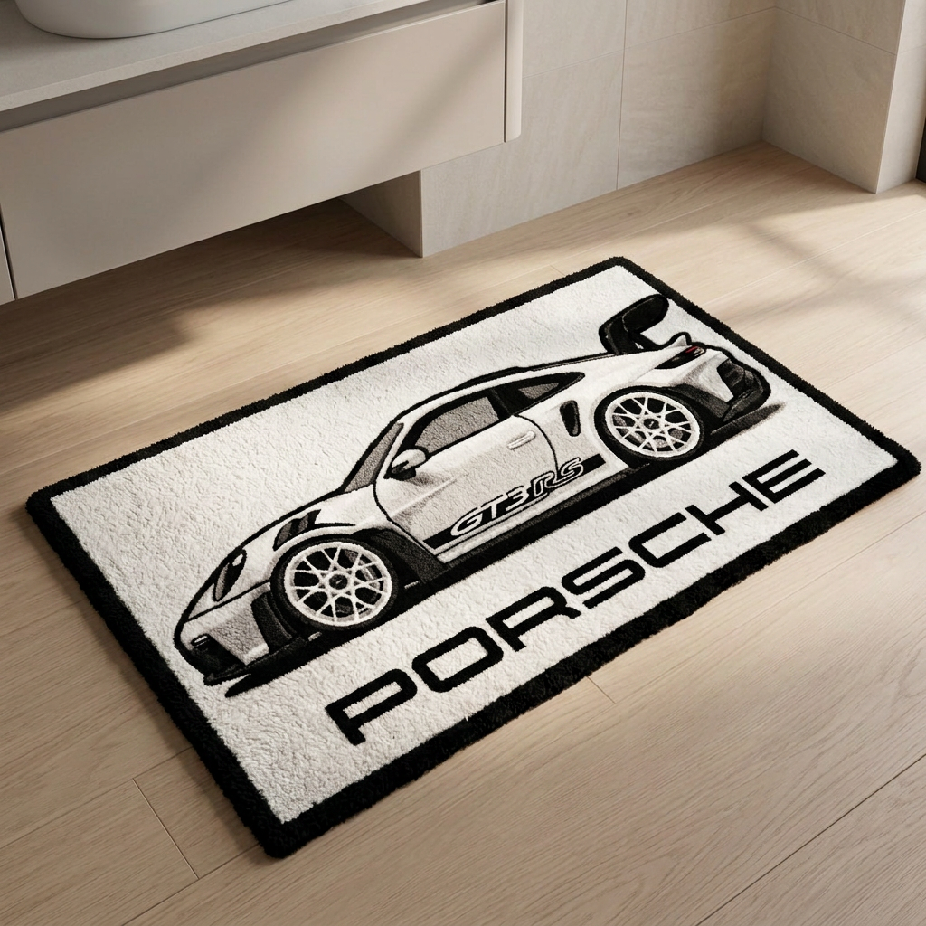 Track Legend Tufted Entry Mat | Motorsport Collection — KYRO