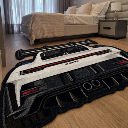 Track Legend Tufted Wool Rug | Motorsport Collection — KYRO